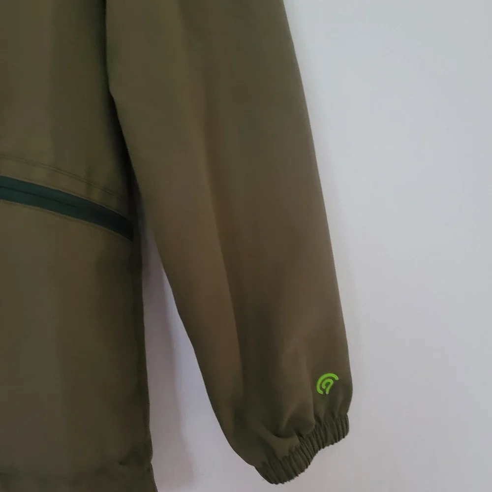 C9 by Champion Youth Boys Hooded Jacket Windbreaker Olive Green Size M (8-10)